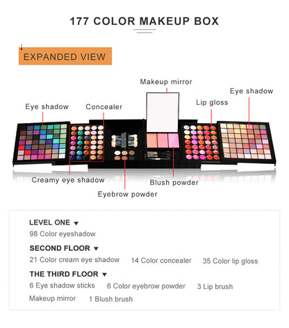 177 Color Eye Shadow Multifunctional Set