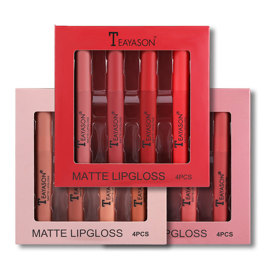 Velvet Matte Lipstick Lip-gloss Set